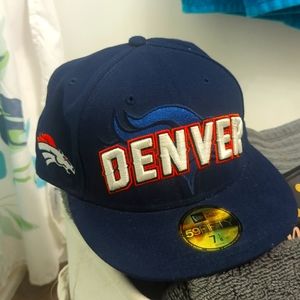 Denver Broncos' fitted ball cap size 7 1/8